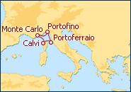 Ver o itiner�rio do Cruzeiro Riviera Francesa
