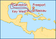 Ver o itiner�rio do Cruzeiro Caribe Este