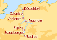 Ver o itiner�rio do Cruzeiro Rota Romantica -D�sseldorf