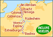 Ver o itiner�rio do Cruzeiro Lo mejor de Rhin II