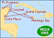 Ver o itiner�rio do Cruzeiro Caribe Maya