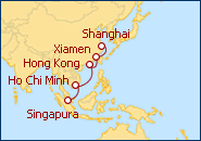 Ver o itiner�rio do Cruzeiro Singapura, Vietnam e China