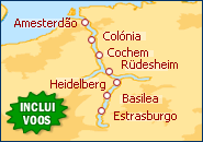 Ver o itiner�rio do Cruzeiro Lo mejor del Rhin II