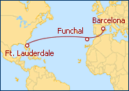 Ver o itiner�rio do Cruzeiro Transatl�ntico