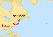 Ver o itiner�rio do Cruzeiro Boston, Massachusetts