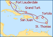 Ver o itiner�rio do Cruzeiro Fort Lauderdale