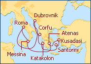 Ver o itiner�rio do Cruzeiro Imperio Mediterr�neo 