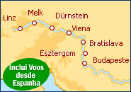 Ver o itiner�rio do Cruzeiro Gran Crucero por el Danubio A I