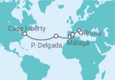 Itinerário do Cruzeiro Portugal, Espanha, Itália - Royal Caribbean