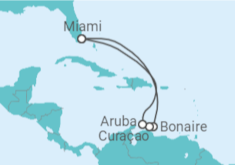 Itinerário do Cruzeiro Curaçao, Aruba - Carnival Cruise Line