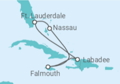 Itinerário do Cruzeiro Bahamas, Jamaica - Royal Caribbean