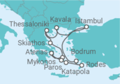 Itinerário do Cruzeiro Grécia, Turquia - Explora Journeys