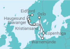 Itinerário do Cruzeiro Dinamarca, Alemanha, Noruega TI - MSC Cruzeiros