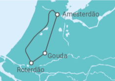 Itinerário do Cruzeiro Holanda - CroisiEurope