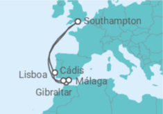 Itinerário do Cruzeiro Portugal, Gibraltar, Espanha - MSC Cruzeiros