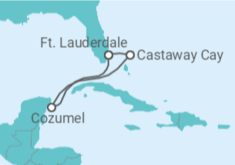 Itinerário do Cruzeiro México - Disney Cruise Line