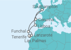 Itinerário do Cruzeiro Ilhas Canárias (Espanha) - Royal Caribbean