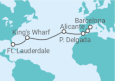 Itinerário do Cruzeiro Espanha, Portugal, Bermudas - Celebrity Cruises