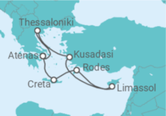 Itinerário do Cruzeiro Israel, Egipto, Grécia - Celebrity Cruises