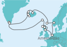 Itinerário do Cruzeiro Reino Unido, Islândia - Holland America Line