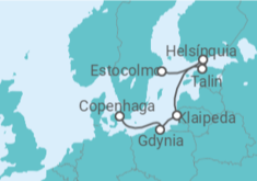 Itinerário do Cruzeiro Polónia, Lituânia, Finlândia, Estónia, Suécia - Ponant