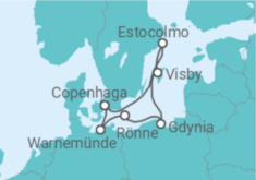 Itinerário do Cruzeiro Polónia, Suécia, Dinamarca - MSC Cruzeiros
