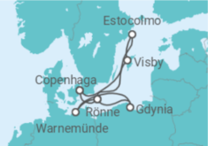 Itinerário do Cruzeiro Dinamarca, Alemanha, Polónia, Suécia TI - MSC Cruzeiros