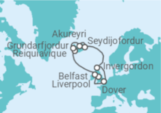 Itinerário do Cruzeiro Islândia, Reino Unido - Carnival Cruise Line