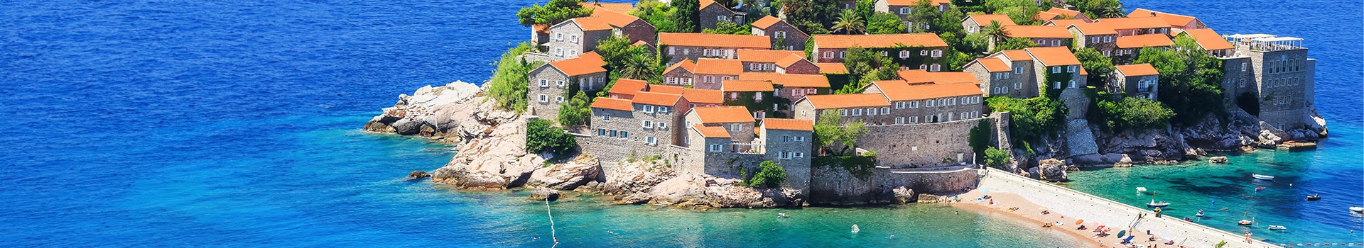 Ofertas Voo + Hotel a **Sveti Stefan**