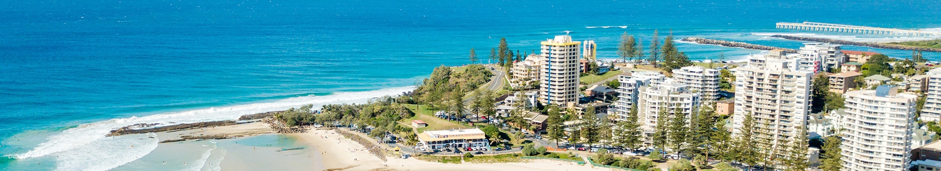 Ofertas Voo + Hotel a **Coolangatta NSW**