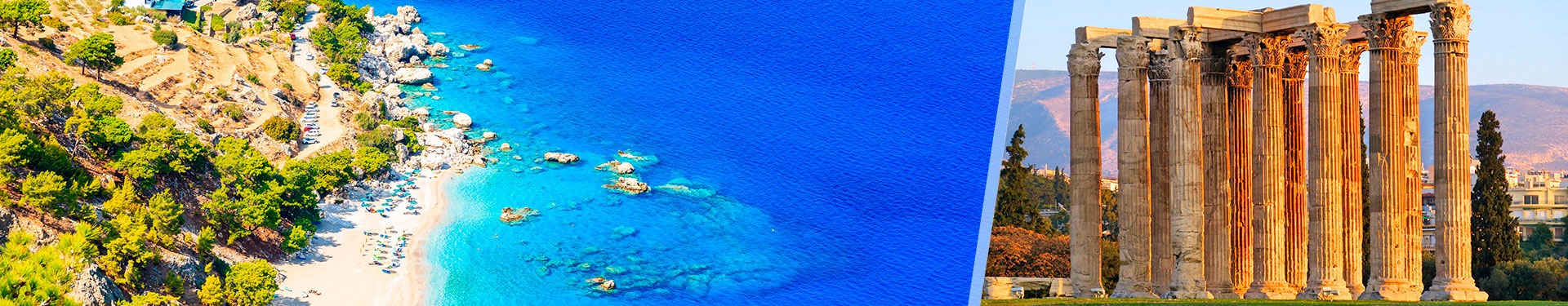 Atenas e Karpathos de avião