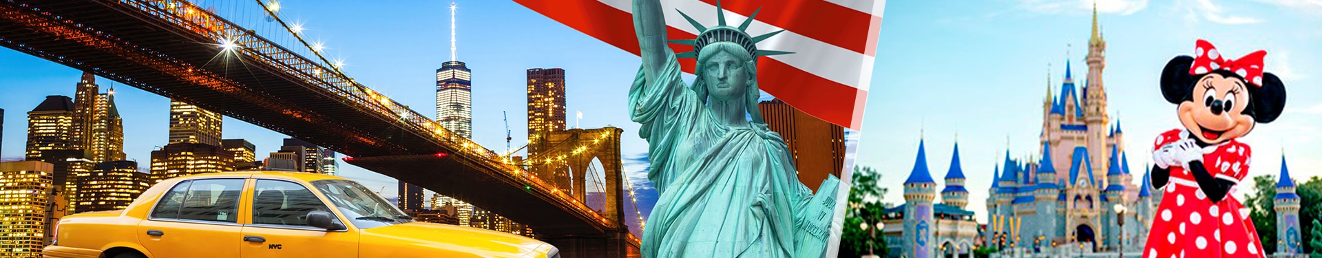 Nova Iorque, Washington DC e Walt Disney World Orlando