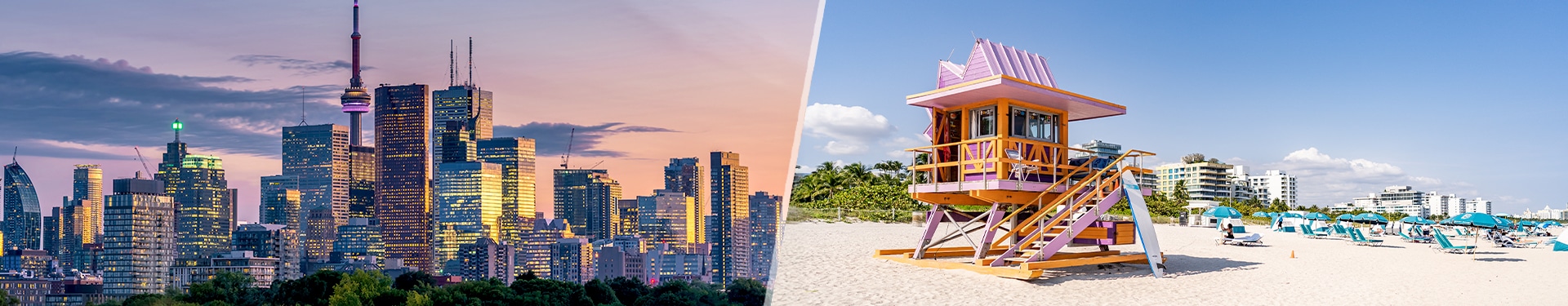 Toronto, Nova Iorque e Miami