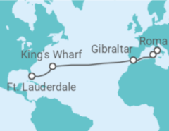 Itinerário do Cruzeiro Itália, Gibraltar, Bermudas - Celebrity Cruises