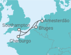 Itinerário do Cruzeiro França, Bélgica, Holanda TI - MSC Cruzeiros