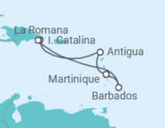 Itinerário do Cruzeiro Antígua E Barbuda, República Dominicana, Barbados TI - MSC Cruzeiros Itinerário do Cruzeiro Antígua E Barbuda, República Dominicana, Barbados TI - MSC Cruzeiros