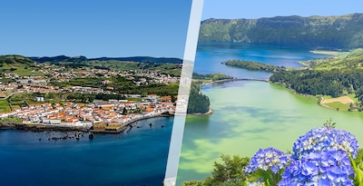 São Miguel e Faial de avião São Miguel e Faial de avião