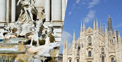 Roma e Milão de avião Roma e Milão de avião