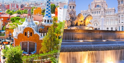 Madrid e Barcelona de comboio Madrid e Barcelona de comboio
