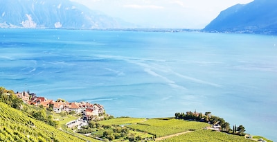 Percurso pelo Lago Lemano junto aos Alpes Percurso pelo Lago Lemano junto aos Alpes