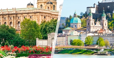 Viena e Salzburgo de avião Viena e Salzburgo de avião