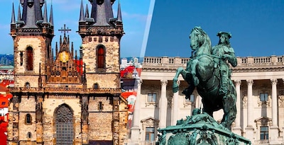 Praga e Viena de avião Praga e Viena de avião