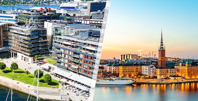Oslo e Estocolmo de avião Oslo e Estocolmo de avião