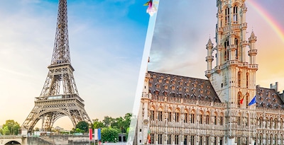 Paris e Bruxelas em comboio Paris e Bruxelas em comboio