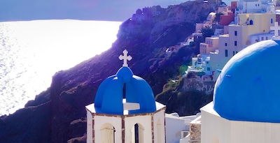 Atenas, Míconos e Santorini de avião, com transfers e carro alugado Atenas, Míconos e Santorini de avião, com transfers e carro alugado