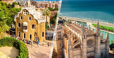 Barcelona e Maiorca com transfers e carro alugado Barcelona e Maiorca com transfers e carro alugado