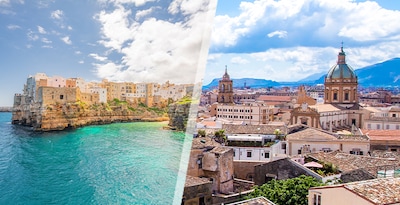 Bari e Palermo de avião Bari e Palermo de avião