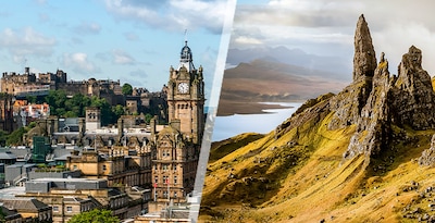 Percurso pelo melhor da Escócia com estadia na Ilha de Skye Percurso pelo melhor da Escócia com estadia na Ilha de Skye