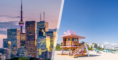 Toronto, Nova Iorque e Miami Toronto, Nova Iorque e Miami