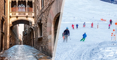 Barcelona e Pirenéus Catalães (La Masella) com carro alugado Barcelona e Pirenéus Catalães (La Masella) com carro alugado